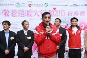 活動籌委會主席甄韋喬博士在儀式上致歡迎詞。